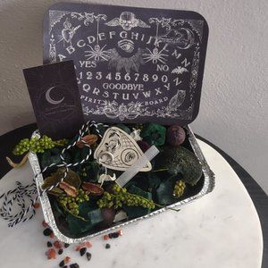 Goth Lord of Anarchy Scented Potpourri with Selenite Blade & Add-ins Goth Gift